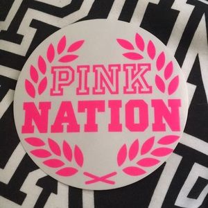 PINK NATION decal sticker